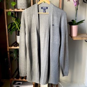 Chase Bank - Grey Open Cardigan